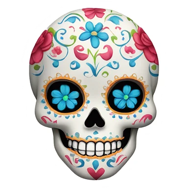 Sugar skull sticker