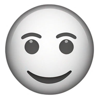 happy smile simple, with a curve line for the smile and the eyes are just circles sticker