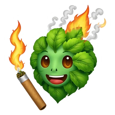 Talking weed joint  sticker