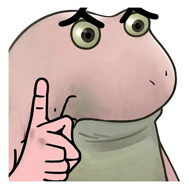 pink hand sticking up middle finger  sticker