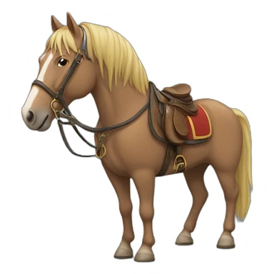 Arthur and horse sticker