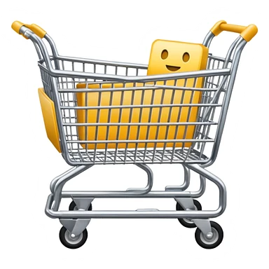 shopping cart sticker