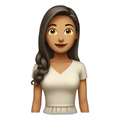 Mujer + vestido sticker