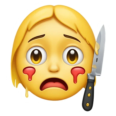 emoji killing itself  sticker