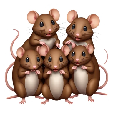 Rats love sticker