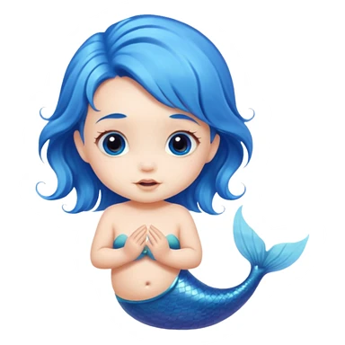 small baby mermaid  sticker