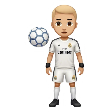 A theif with a visible Real Madrid short sticker