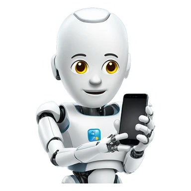 Artificial Intelligence with a iphone sticker
