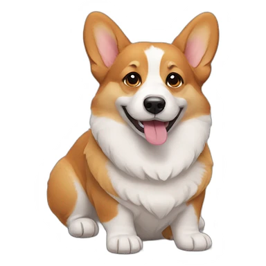 Inloved corgi sticker