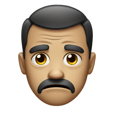 Angry and sad sticker