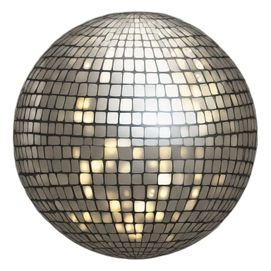 Disco ball sticker