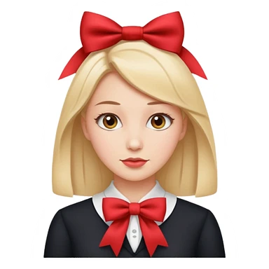 womenwith neckBow. sticker