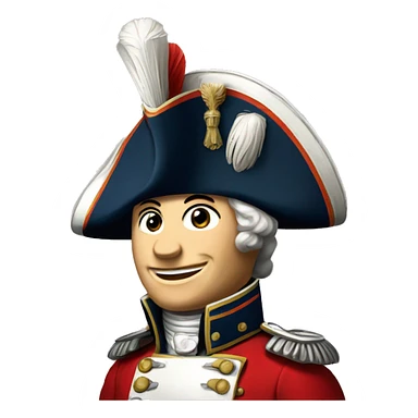 french napoleonic infantry smiley sticker