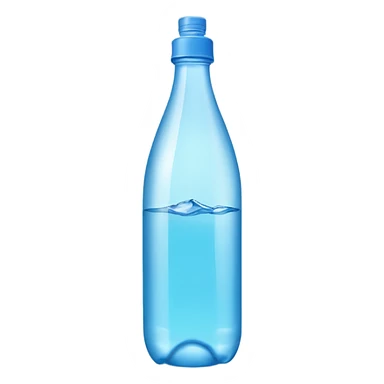 A bottle of water sticker