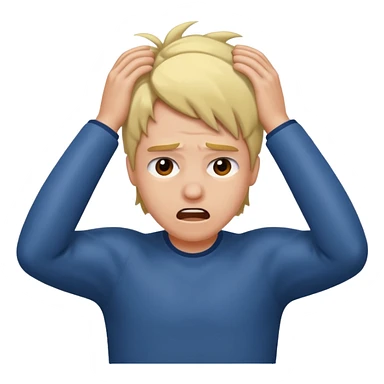 Péter un plomb/ s'arracher les cheveux  sticker