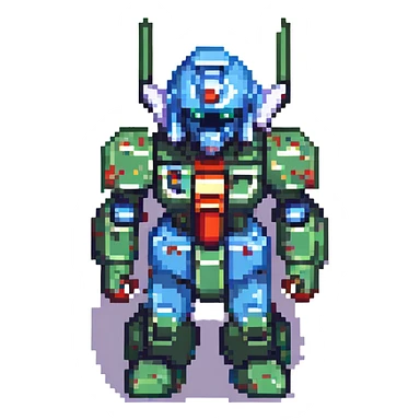 Gundam, no background sticker