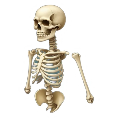 Capricorne Skeleton sticker