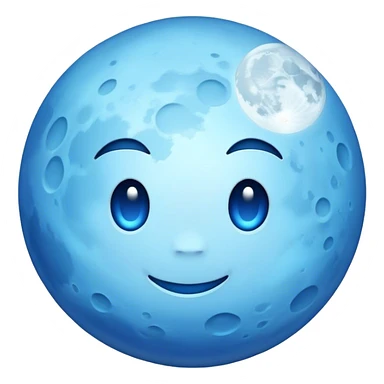 blue moon sticker