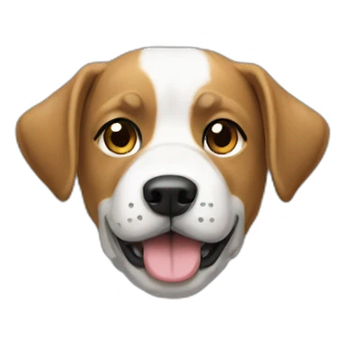 chien sur un yz sticker