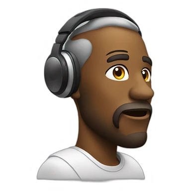 god listening music sticker