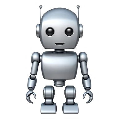 robot cartoon sticker
