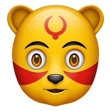 Egy rénszarvas kés masnival a nyakában sticker