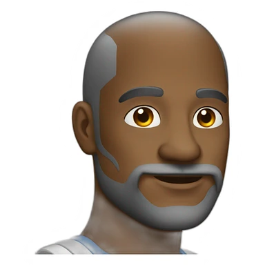 Homem com chinelo para bater sticker