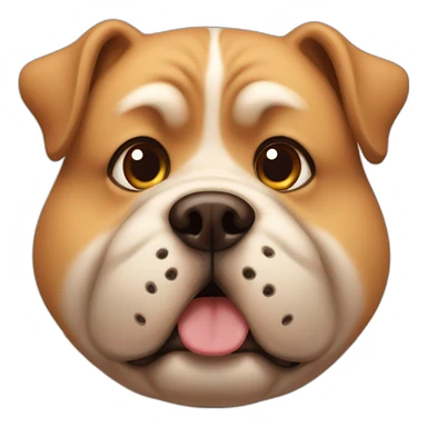 fat dog brown ducshand sticker