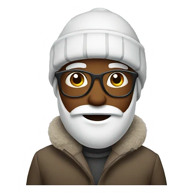 Winter emoji sticker