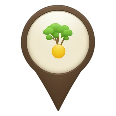 simple map pin sticker