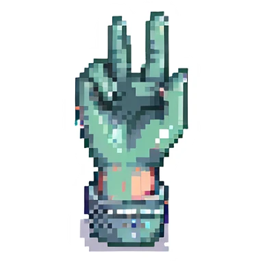 hand gesture sticker