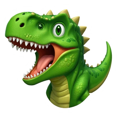 Dinosaur scream sticker