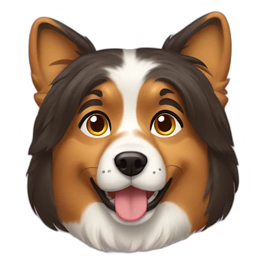 lassie dog sticker