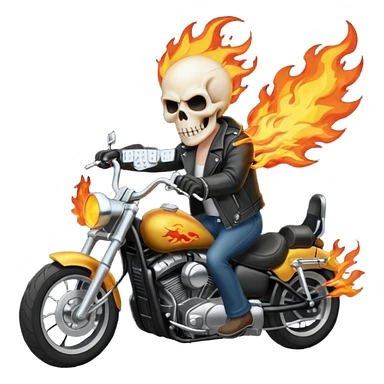 Make ghost rider sticker