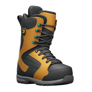Snowboarding boots sticker