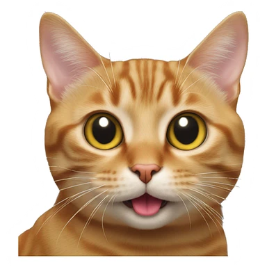 cat with tongue out silly sticker