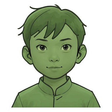 Chinese boy sticker