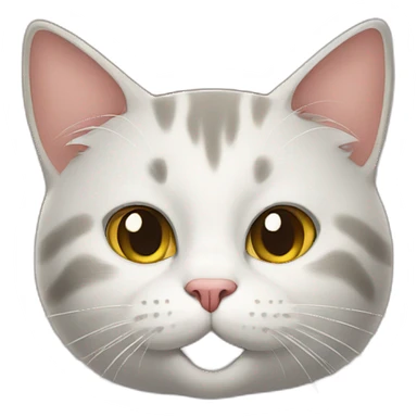 Cat with an Iphone sticker