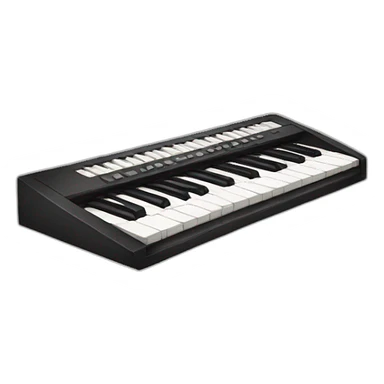 Clavier musique sticker