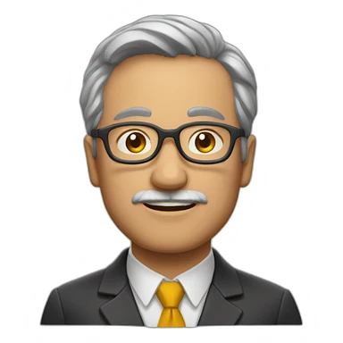 Profesor calvo sticker