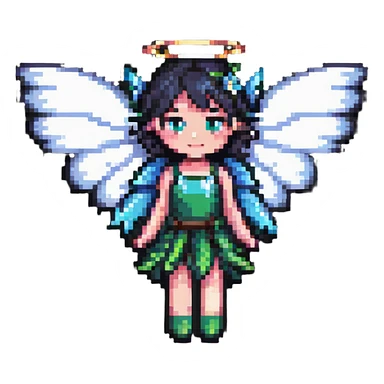 fairy with wings sticker