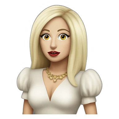 Lady Gaga in a Judas’s clip  sticker