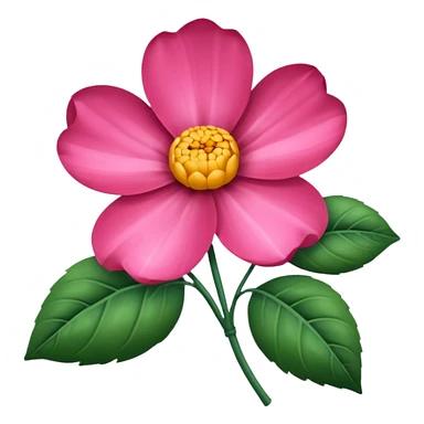 silk flower sticker