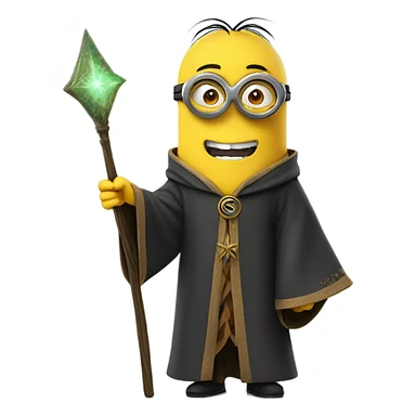 Minion in Harry Potter’s Close sticker