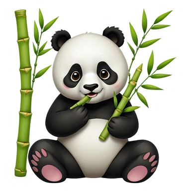 Panda Bamboo sticker
