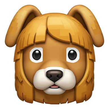 Minecraft dog sticker