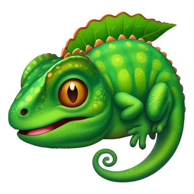 chameleon emoji sticker