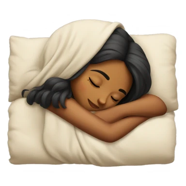 Indian girl sleeping sticker