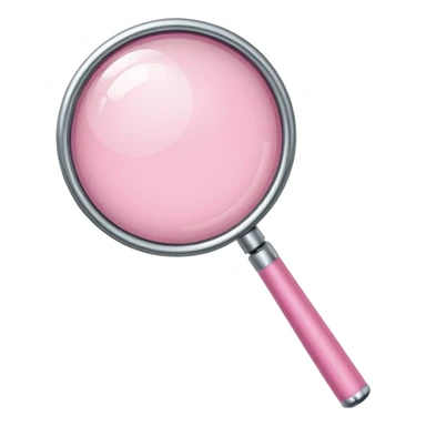 mix light pink dark pink and white girly internet with a magnifying glass sticker