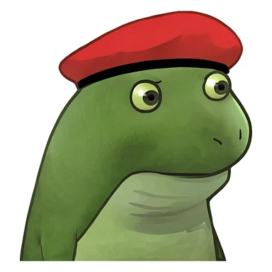 Flat bread looking sad sticker